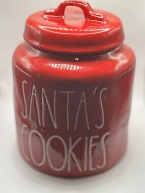 Rae Dunn Artisan Collection By Magenta Merry Christmas Large Cookie Jar